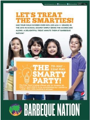 India Desire : Paytm Free Meal Offer : Get Free Meal for Students Till 10th Class At Barbeque Nation Across 18 Outlets